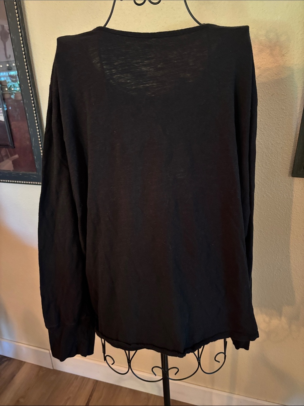 Harley-Davidson Black Long-Sleeve Logo Henley - Picture 4 of 9